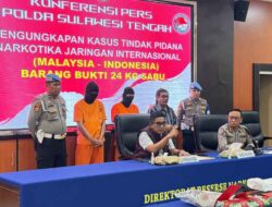 Polisi Gagalkan Peredaran 24 Kg Sabu di Palu, 3 Pelaku Ditangkap