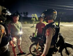 Sitkamtibmas Kondusif, Warga Puji Polres Sidrap Atas Patroli Malam Rutin