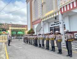 Profesional dan Humanis: Polres Sidrap Matangkan Kesiapan Amankan May Day 2025