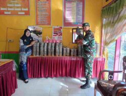 TNI Turun Tangan! Babinsa Kodim 1420/Sidrap Aktif Dukung Program MBG