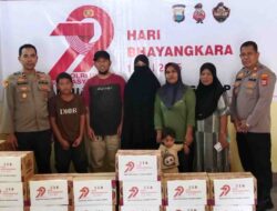 Bansos Polres Sidrap Dalam Rangka Hari Bhayangkara Ke-79 Disambut Positif Warga