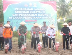 Aksi Nyata Polres Sidrap – Pemkab Dalam Mendukung Program Swasembada Pangan 2025