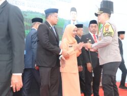 Wujud Kolaborasi, Kapolres Sidrap Hadiri Pelantikan Sekda Sidrap