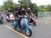 Semarak HUT RI 80, Polres Sidrap Gelar Pawai Vespa Kemerdekaan