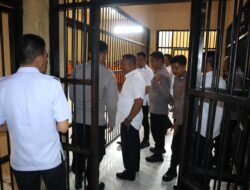 Cek Ruang Tahanan, Tim Dit Tahti Polda Sulsel Apresiasi Kinerja Sat Tahti Polres Sidrap