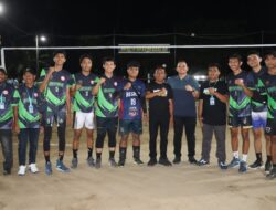 Bersama Bupati, Kapolres Sidrap Buka Tournament Volly Manisa Cup III 2025