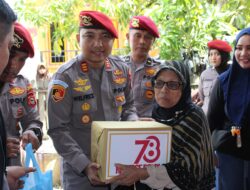 HUT Reserse 78, Polres Sidrap Tebar Kepedulian Lewat Bakti Sosial di Wala