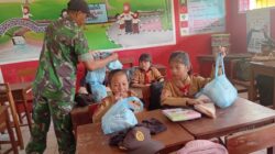 TNI Manunggal Rakyat, Babinsa Kodim 1420/Sidrap Kawal Pendistribusian Makan Bergizi Gratis Bagi 62.321 Warga