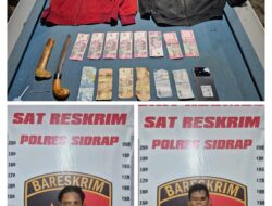 Polres Sidrap Amankan Dua Tersangka Kasus Pemerasan Disertai Pengancaman di SPBU Wala