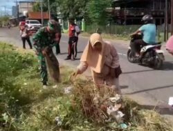 Wujudkan Lingkungan Asri, Babinsa Pancarijang Gelar Karya Bakti Bersama Warga Rijang Panua
